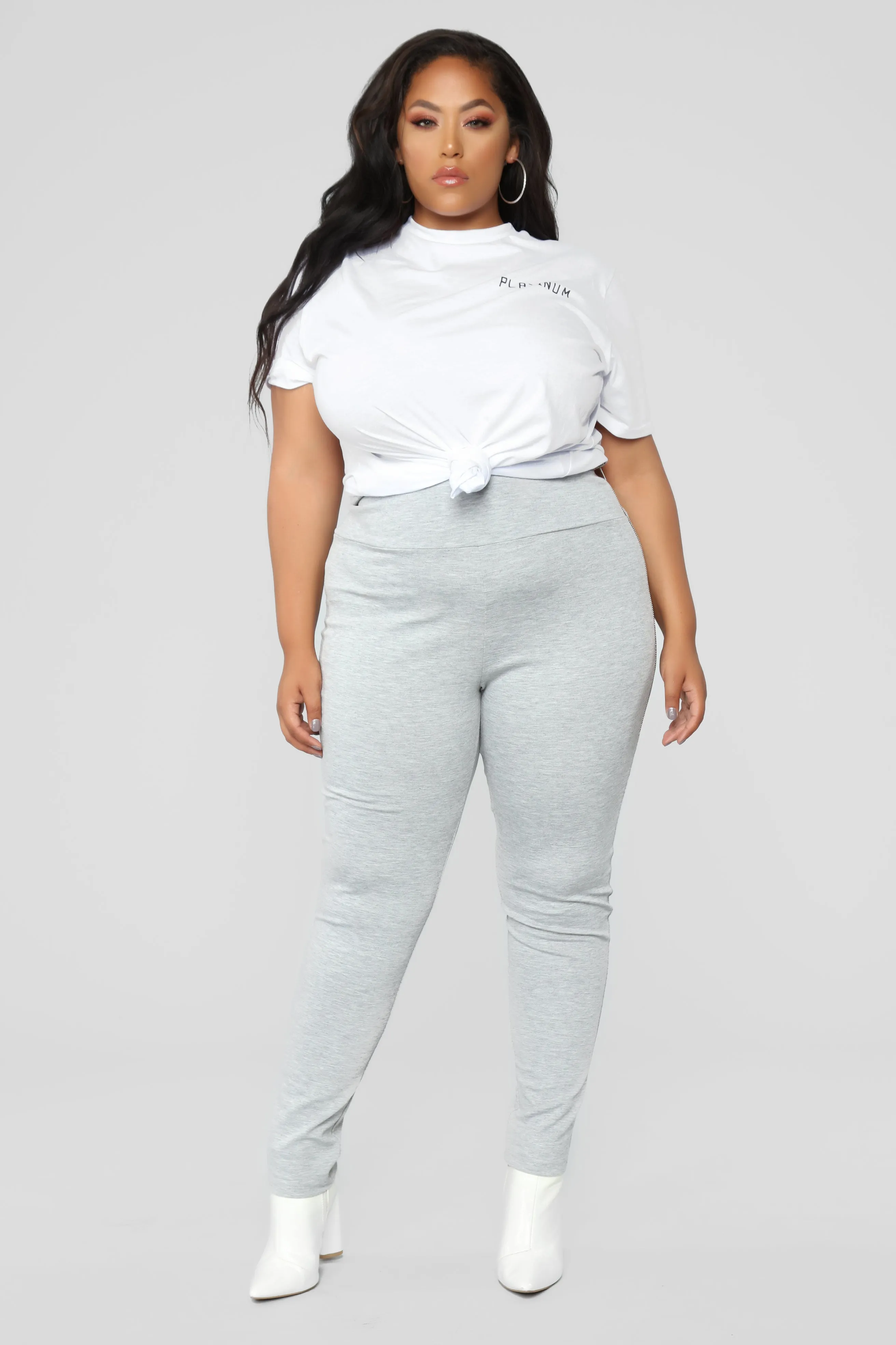 Above And Beyond High Rise Leggings - Grey