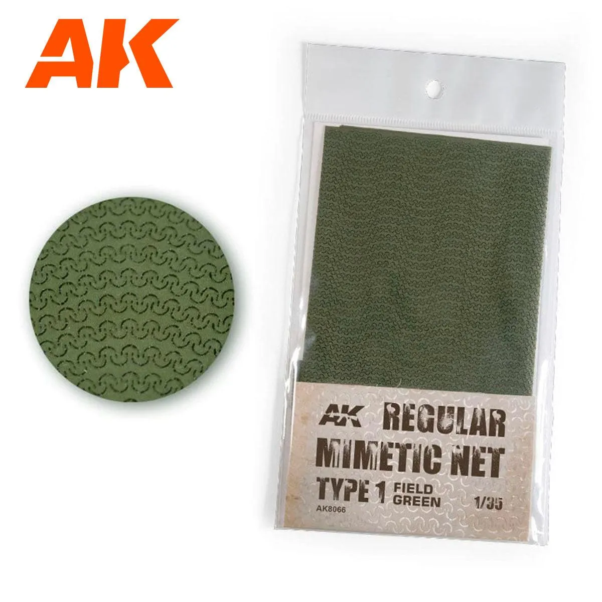 AK Interactive AK8066 Camouflage Net Field Green Type 1