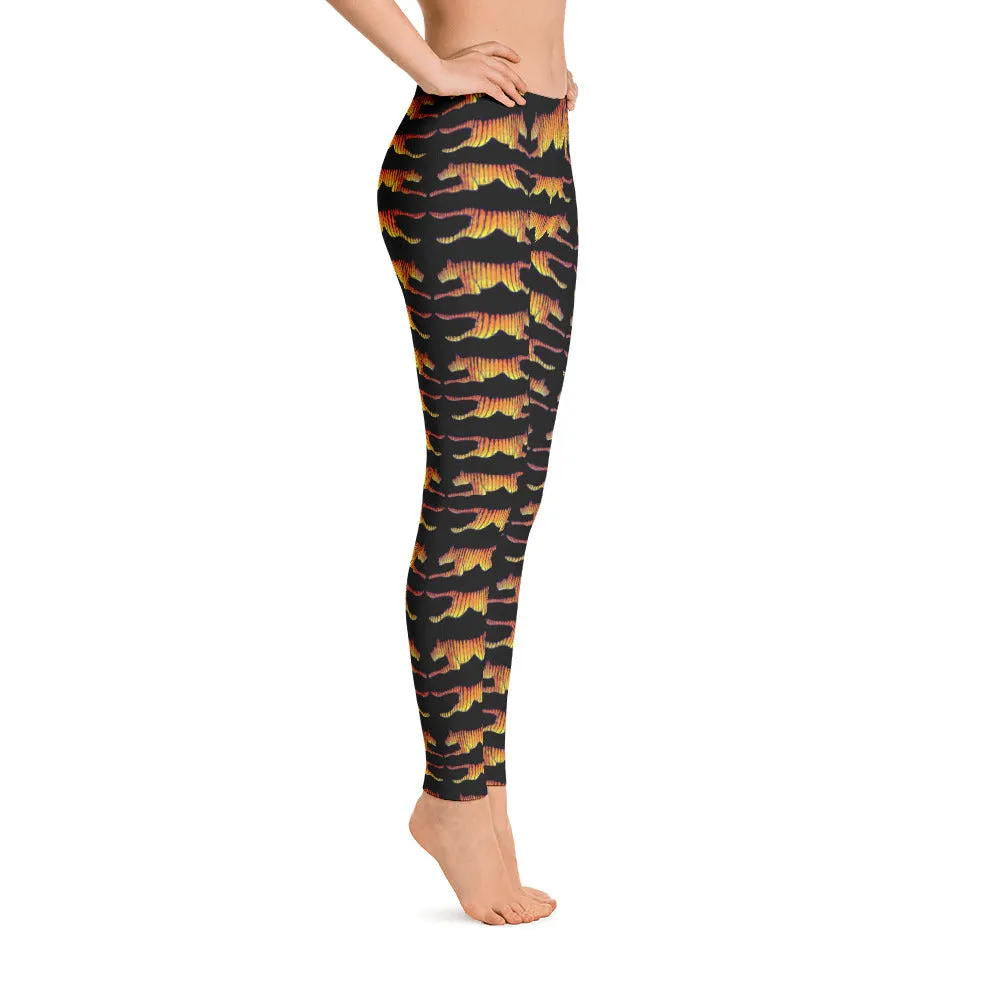 LEAPING TIGERS Leggings