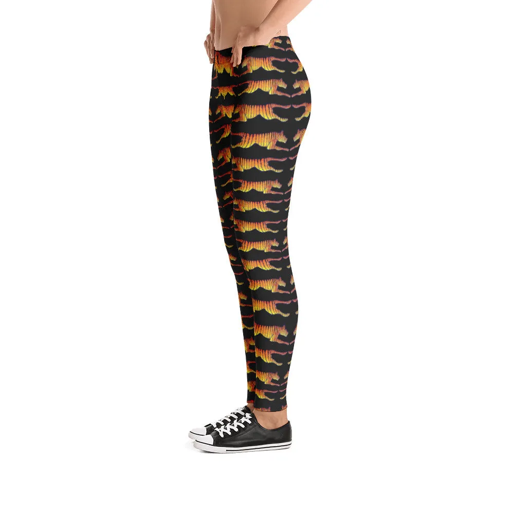 LEAPING TIGERS Leggings