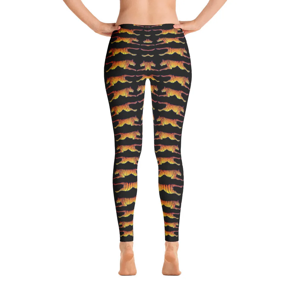 LEAPING TIGERS Leggings