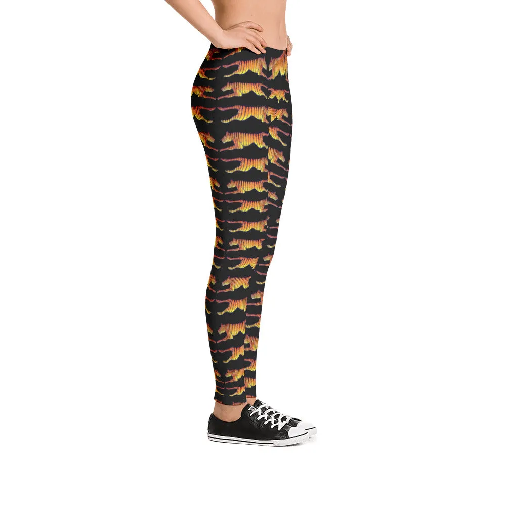 LEAPING TIGERS Leggings