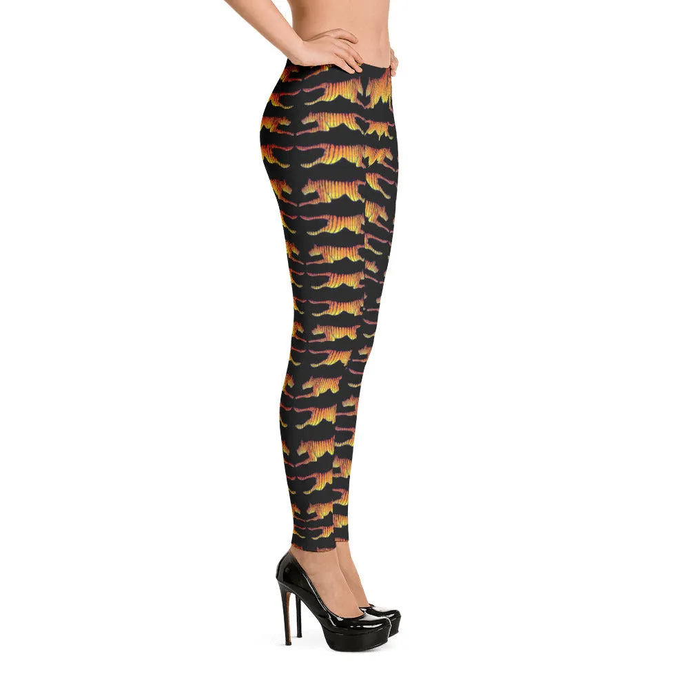 LEAPING TIGERS Leggings