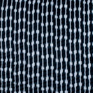 Pleated Polyester - ALISSE - 006 - Navy