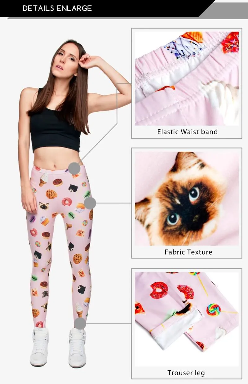 Regular Leggings (8-12 UK Size) - Cats Sweets