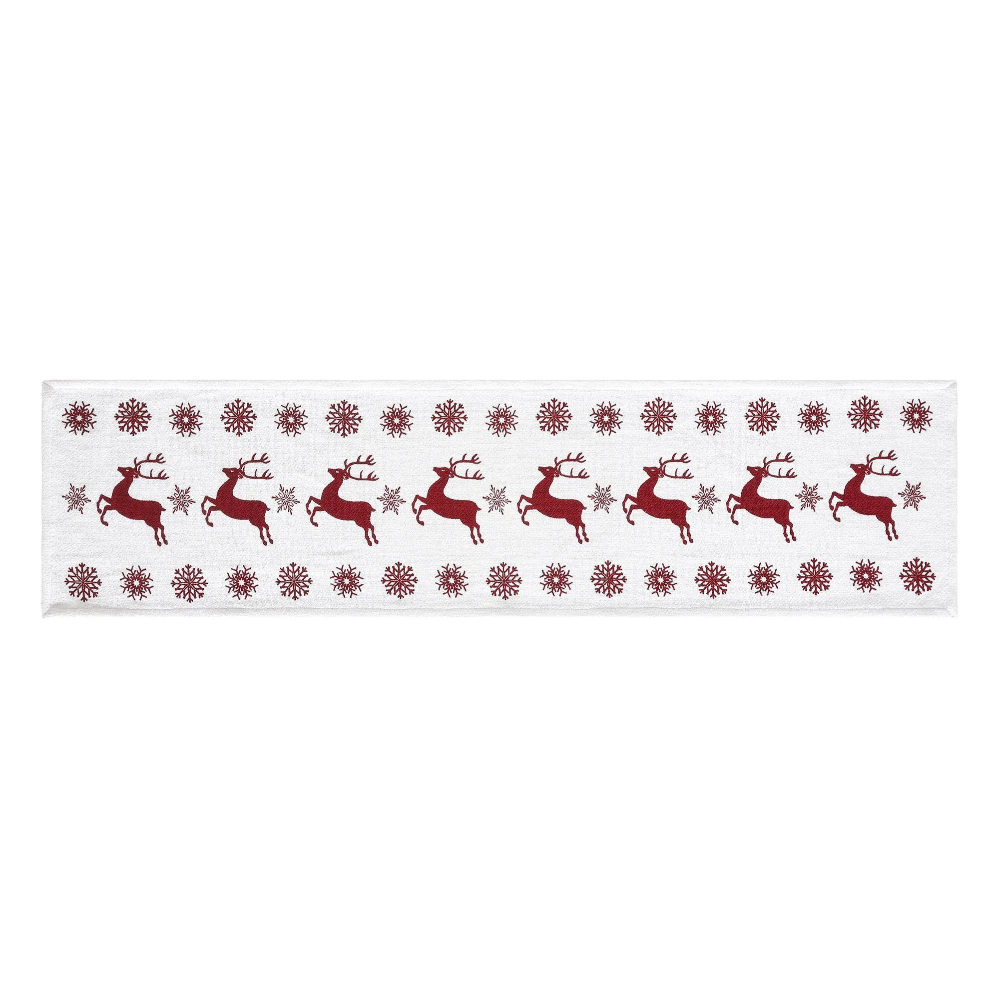 Scandia Snowflake Red White Runner
