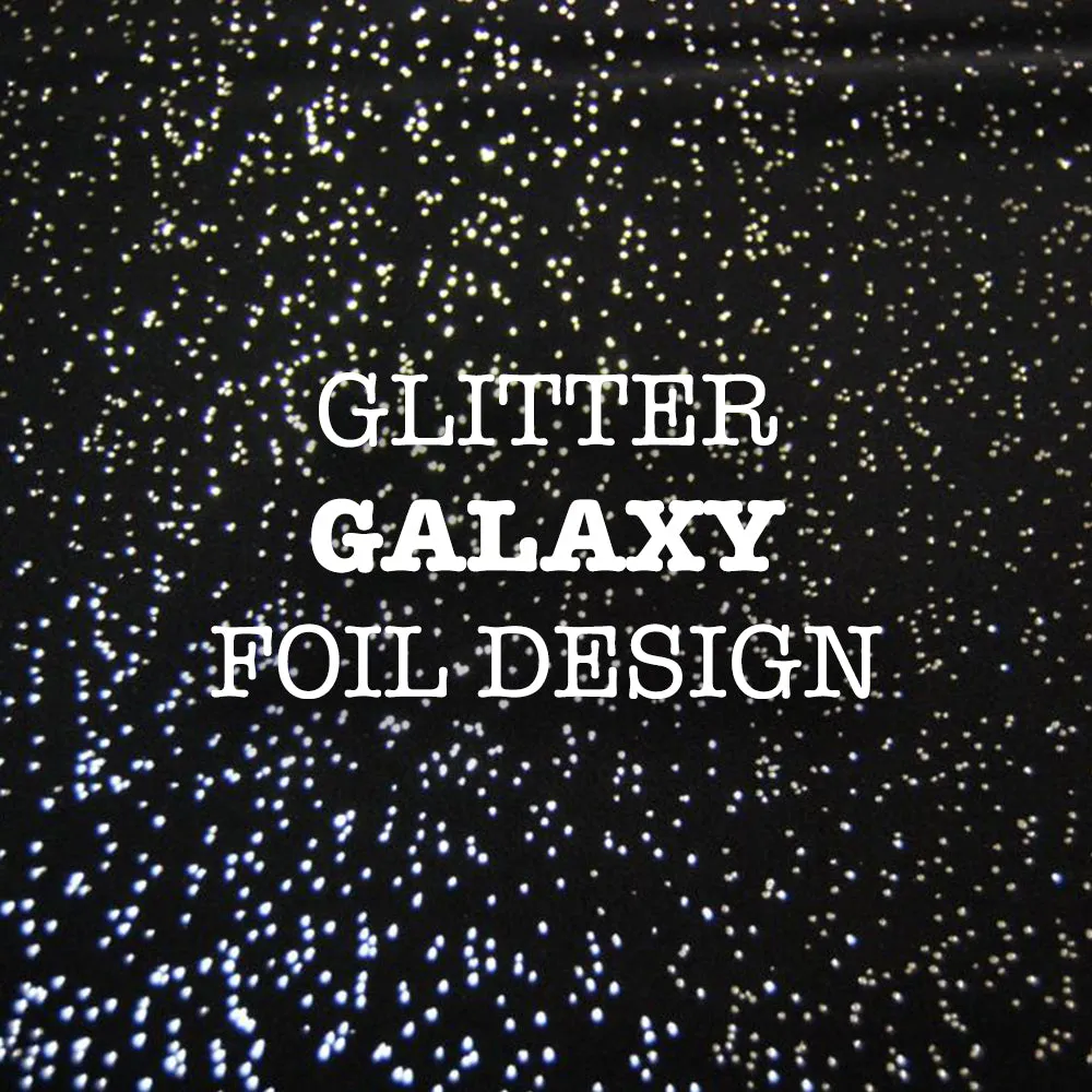 Spandex Printed Glitter Purple