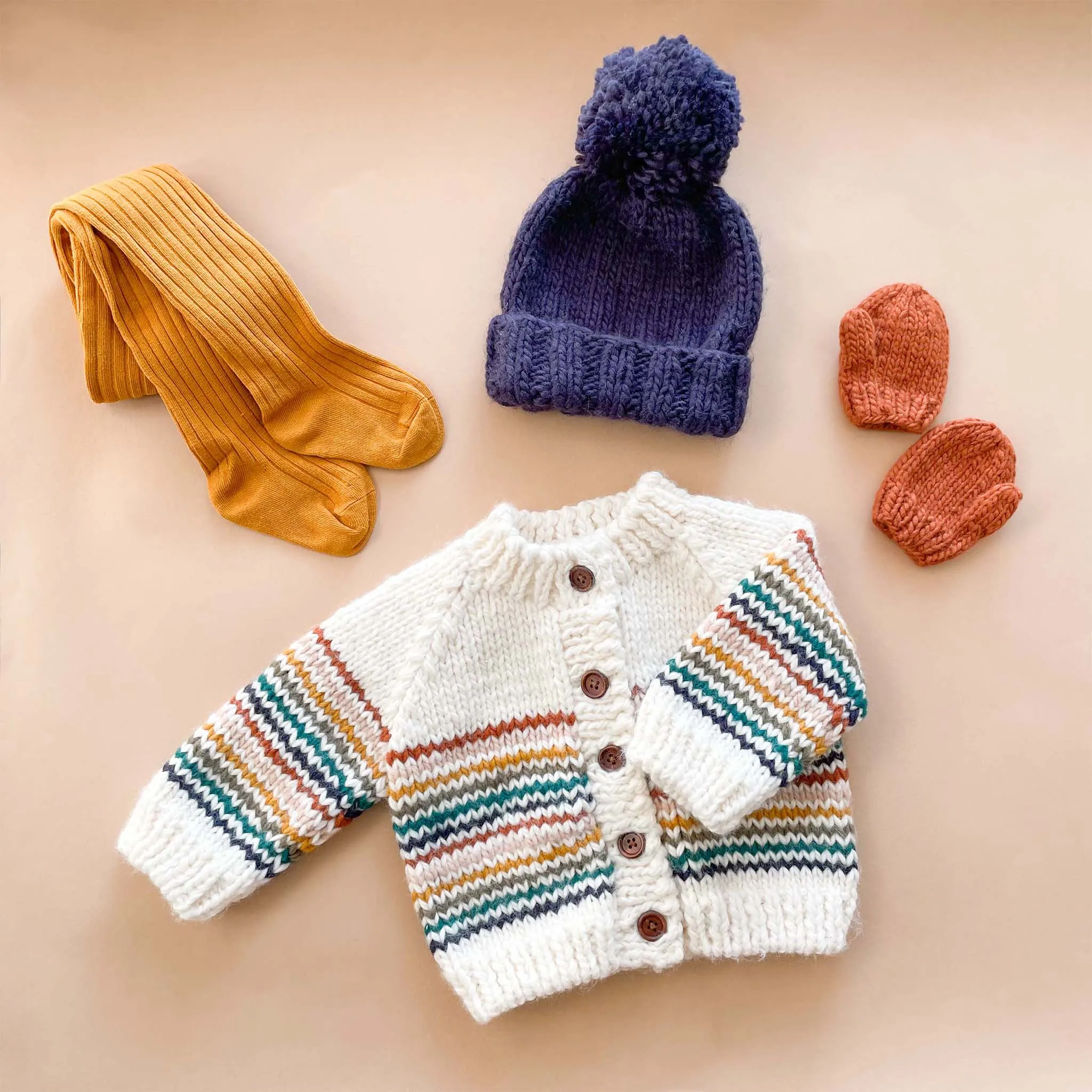 Stripe Cardigan, Retro