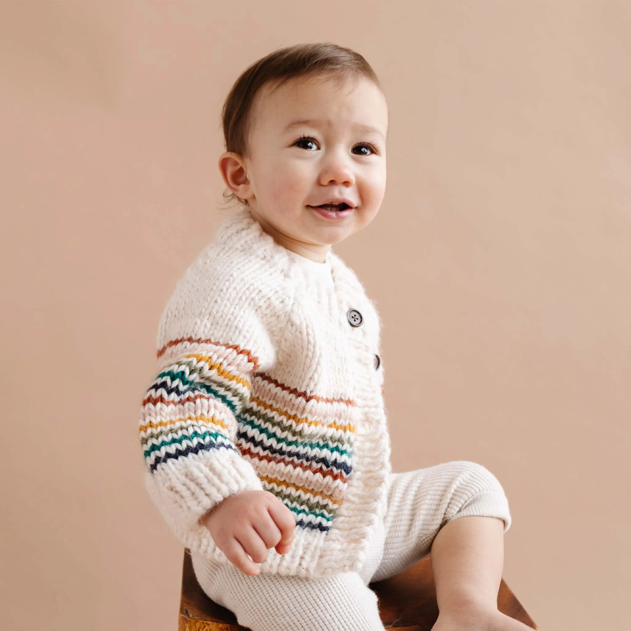 Stripe Cardigan, Retro