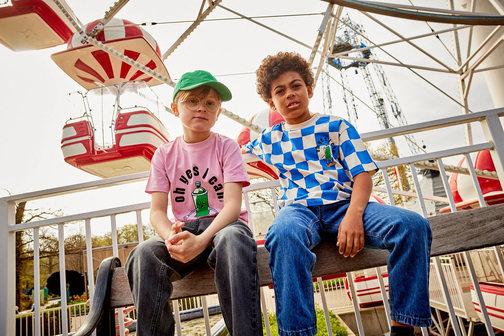 The Jeff Oversized T-Shirt - Strong Blue - KIDS