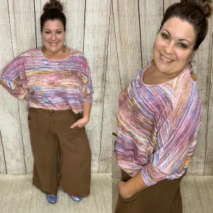 Vintage Multi-Color Thermal Dolman